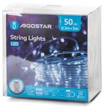  Aigostar-LED Spoljašnja božićna girlanda 50xLED/8 funkcija 3xAA 5,3m IP44 hladno-bela | Eponuda.com