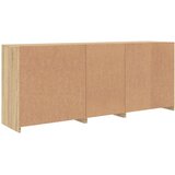 vidaXL Komoda z LED lučkami sonoma hrast 162x37x67 cm | Shoptok.si
