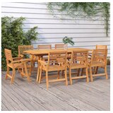  Vrtni stol 200 x 90 x 75 cm od masivnog bagremovog drva | shoptok.hr
