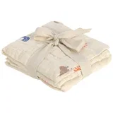 tetra plenica Swaddle & Burp blanket M 60 x 60 cm 2/1 blossom nature