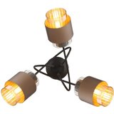 Globo 15560-3DC - Plafonski luster MILLEY 3xE27/40W/230V crna/brončana | Eponuda.com