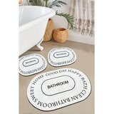  Baindos set tepiha za kupatilo, 3 komada, bijela | Eponuda.ba