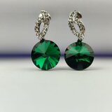 ALP crystal Ženske minđuše EPP2R10P, Zelene | Eponuda.com