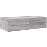 Maison Chic Stenska polica - Viseča Polica s predali siva sonoma 60x26,5x15 cm inž. les, (21793947) Cene