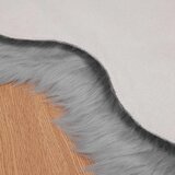  Tepih od umjetne ovčje kože TAFALLA Siva 60 x 90 cm Poliester | shoptok.hr