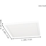 Eglo 31706 - led rgbw prigušiva plafonska svetiljka rovito-z LED/14,6W/230V crna | Eponuda.com