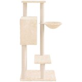  Penjalica za mačke sa stupovima za grebanje krem 108 5 cm | shoptok.hr