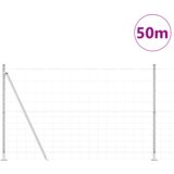 vidaXL poljska ograja 1.5x50 m pocinkano jeklo | Shoptok.si