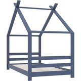  Za dječji krevet od masivne borovine sivi 80 x 160 cm | shoptok.hr