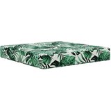  Zunanja blazina za kavč Vzorec lista 60 x 60 x 8 cm Poliester, (5000202457) | Shoptok.si