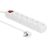 MicroConnect Razdelilnik s stikalom 6 vtičnic, 1,8m bel, (5000117634) Cene