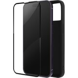 AVIZAR iPhone 14 Pro Max Full Protection, mat crn silikonski ovitek kaljeno steklo 9H crn obris, (20714816) Cene