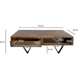 Livetastic Klubska Miza Sheesham, Pravi Les | Shoptok.si