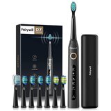 Fairywill FW-507 Plus sonična električna četkica s nastavcima, crna | shoptok.hr