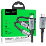 Hoco USB kabl za smartphone, US06, USB3.2 type C, dužina 1 met. - US06 1M, Sivi Cijene
