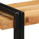 vidaXL Stenska polica 90x33x45 cm Masivni les Akacija | Shoptok.si