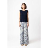 IVKO WOMAN žakardne pantalone/ nostalgija motiv - kina plava | ePonuda.com