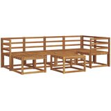  Set vanjskih sofa Prirodna Čvrsto drvo akacije | shoptok.hr