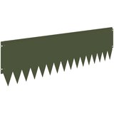  Ograda oko Travnjaka 10 kom. 103 x 30 cm Čelik Maslinastozelena | shoptok.hr