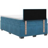  Boxspring krevet s madracem Plava 120 x 190 cm Baršun | shoptok.hr