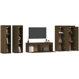 TV omarica 5 kosov medeno rjava trdna borovina, (20733893) | Shoptok.si