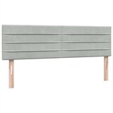  Krevet s oprugama i madracem svjetlosivi 160x220 cm baršunasti | shoptok.hr