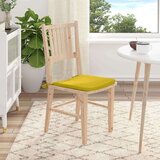  Jastučići za sjedenje 4 pcs Žuta 40 x 40 x 3 cm Baršun | shoptok.hr
