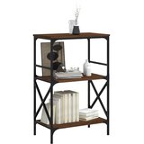  Regal za knjige 3 razine smeđa boja hrasta 59x35x90,5 cm drveni | Eponuda.ba