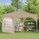  Rastezljivi šator za zabave 290 x 290 x 245 cm Krem | Eponuda.ba