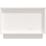  Klubska mizica bela 60x50x35 cm trdna borovina, (20715800) | Shoptok.si