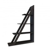 Hanah home Arven Polica za knjige u antracit boji 100x150x29,5 cm, crna | Eponuda.ba