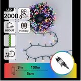Aigostar LED spoljna božićna girlanda 2000xLED/8 funkcija 103m IP44 višebojna Cene