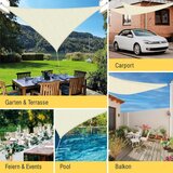 SOL ROYAL trikotno zračno senčilo - 3,6 × 3,6 × 3,6 m odprta embalaža | Shoptok.si