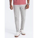 Ombre Men's tailored chino pants - gray | Shoptok.si