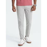 Ombre Men's tailored chino pants - gray