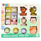  Set mekih senzornih edukativnih EKO blokova Gumene životinje 18 kom. | shoptok.hr