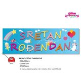 Vektor Grupa Party Natpis "Sretan rođendan" 300 x 100 cm | shoptok.hr