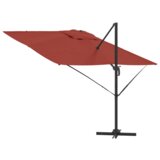  Roma dežnik Rdeča 286 x 285 x 265 cm Poliester in aluminij, (5000045849) | Shoptok.si