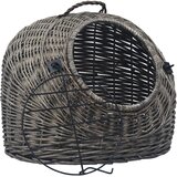 vidaXL Mačji transporter siv 50x42x40 cm naravna vrba, (20799249) | Shoptok.si