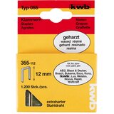 KWB Sponke\, 6\,1 mm x 18 mm\, ozko hrbtišče\, jeklo\, 800 kosov. 355118 žeblji za žebljalnike, (21507871) Cene
