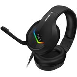 Connect IT CHP-3595-BK - LED RGB gejmerske žične slušalice sa mikrofonom, crne | Eponuda.com