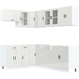 vidaXL 11-dijelni set kuhinjskih ormarića Porto konstruiranog drva | shoptok.hr
