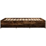 vidaXL okvir za krevet boja hrasta 140x190 cm konstruirano drvo | shoptok.hr