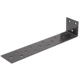 Ploščata jeklena sidra za beton Duravis® (Do x Š x V: 205 x 40 x 40 mm, Diamantno črna)