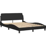  Okvir kreveta s LED-om bez madraca Hvar crni 140x190 cm | shoptok.hr