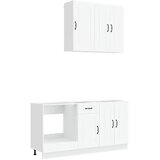  Kuhinjska jedinica KALMAR 5 kom. Bijela Konstruirano drvo - Bijela 80 cm | shoptok.hr
