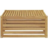 Vanjski stol Čvrsto drvo akacije Bijela 79 x 79 x 37 cm | shoptok.hr