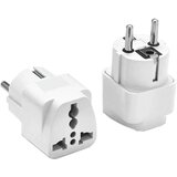 Linkom Adapter Euro utikač - UK utičnica White Cene