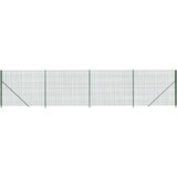 vidaXL Mrežna ograja s prirobnico zelena 1,4x10 m, (21416683) | Shoptok.si