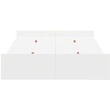 Krevet s ladicama Bijelo 120 x 200 cm Konstruirano drvo | shoptok.hr